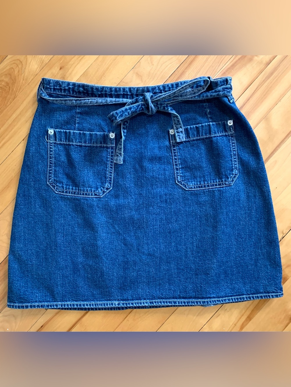 Y2k Denim Wrap Skirt